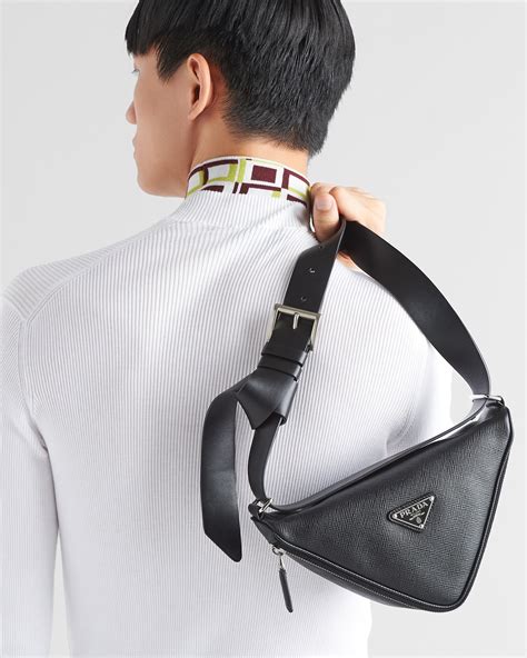 prada saffiano leather belt bag.